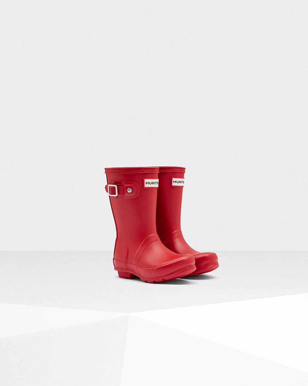 Bottes de Pluie Hunter Original Petits Enfant Rouge VKZEMJA-53